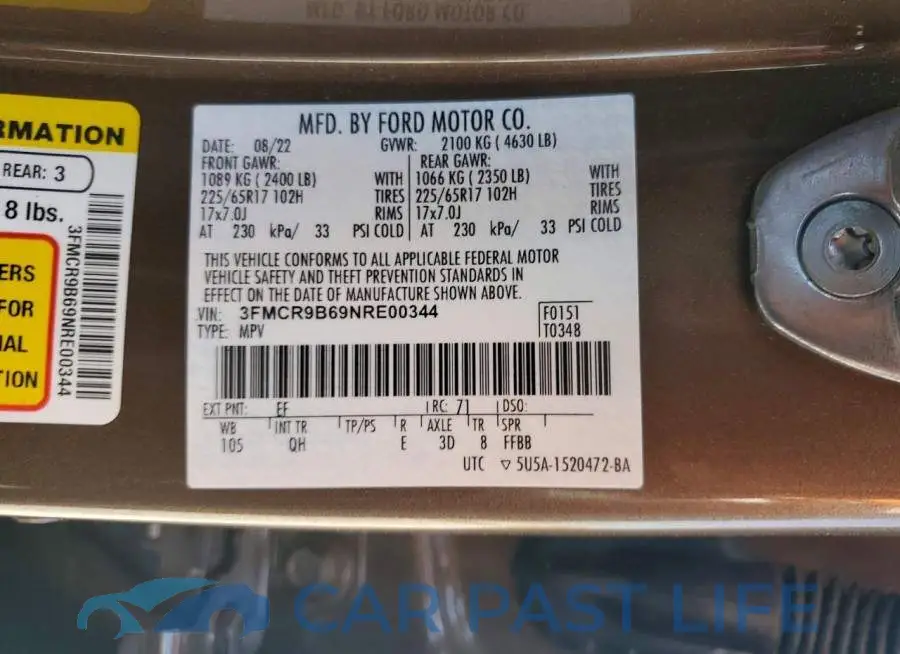 3FMCR9B69NRE00344# 13