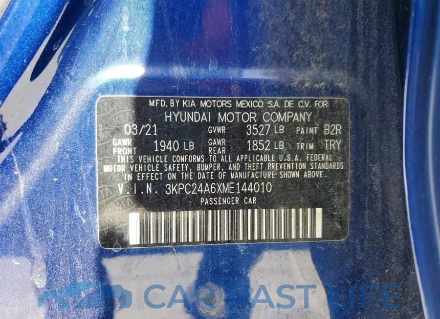 3KPC24A6XME144010# 12