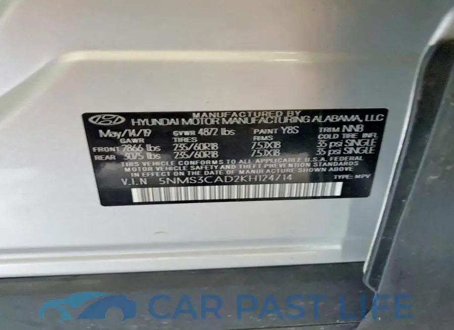 5NMS3CAD2KH124714# 13