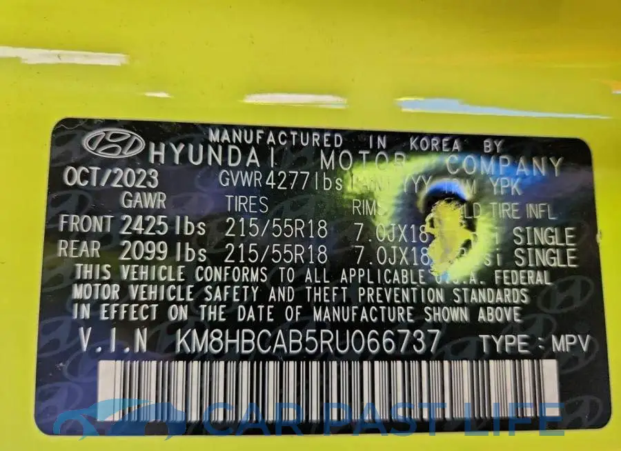 KM8HBCAB5RU066737# 13