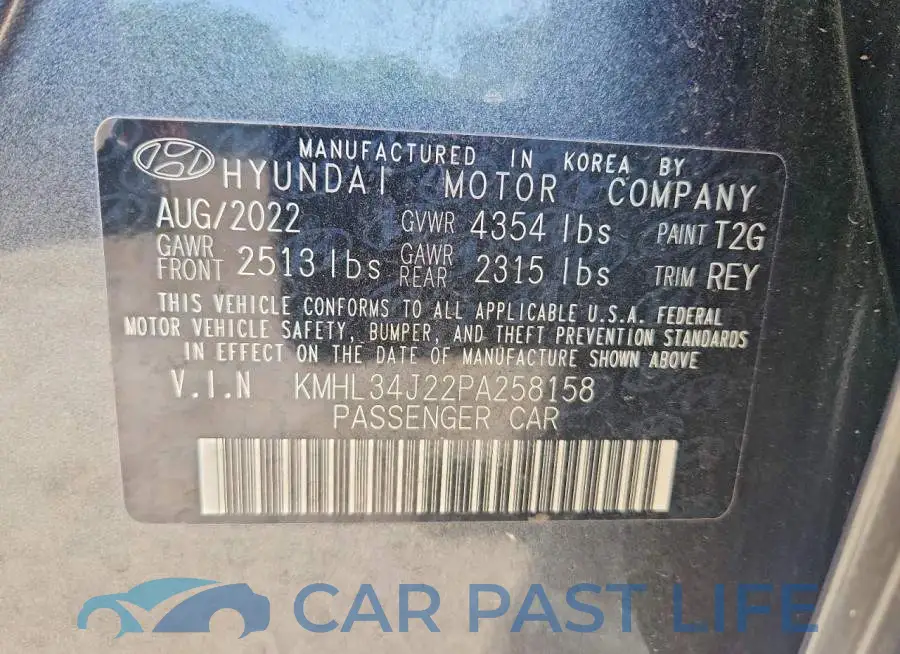 KMHL34J22PA258158# 12
