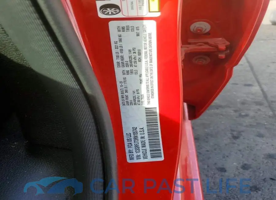 1C6SRFJT3RN155742# 12
