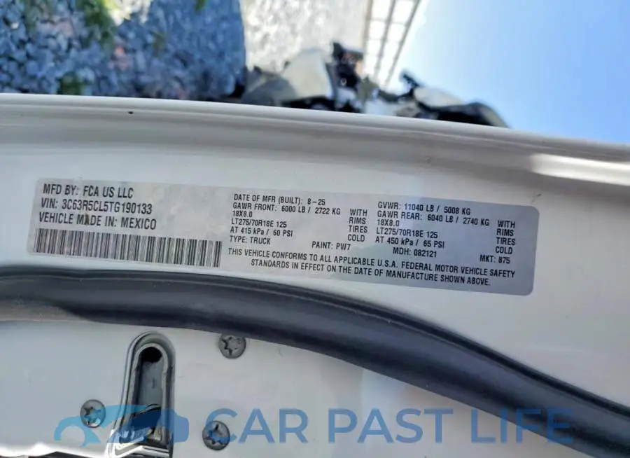 3C63R5CL5TG190133# 13