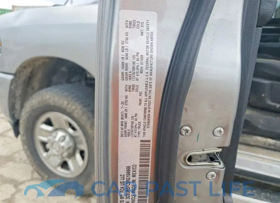 3C6UR5FL5RG104666# 12
