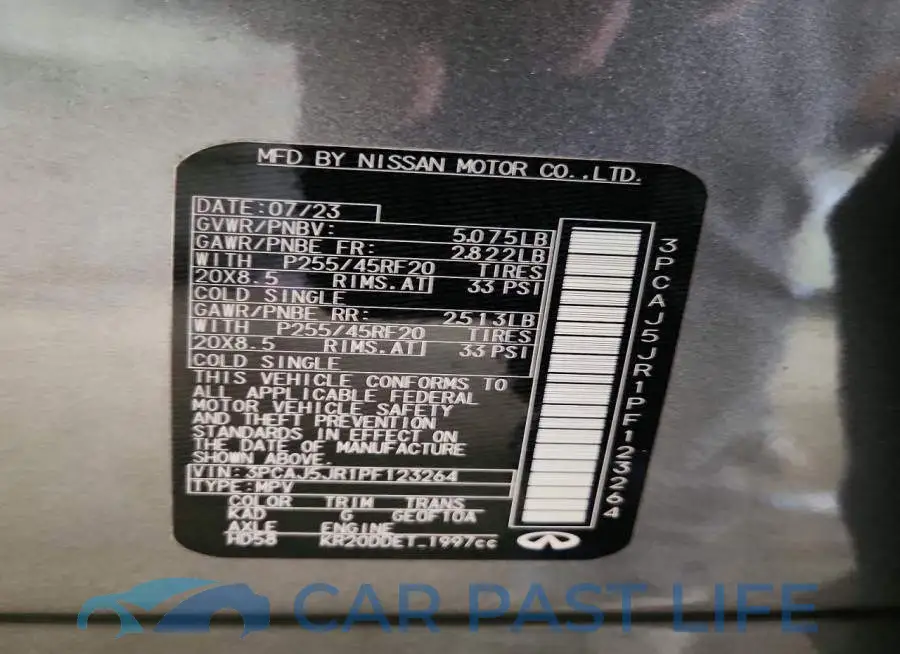 3PCAJ5JR1PF123264# 13