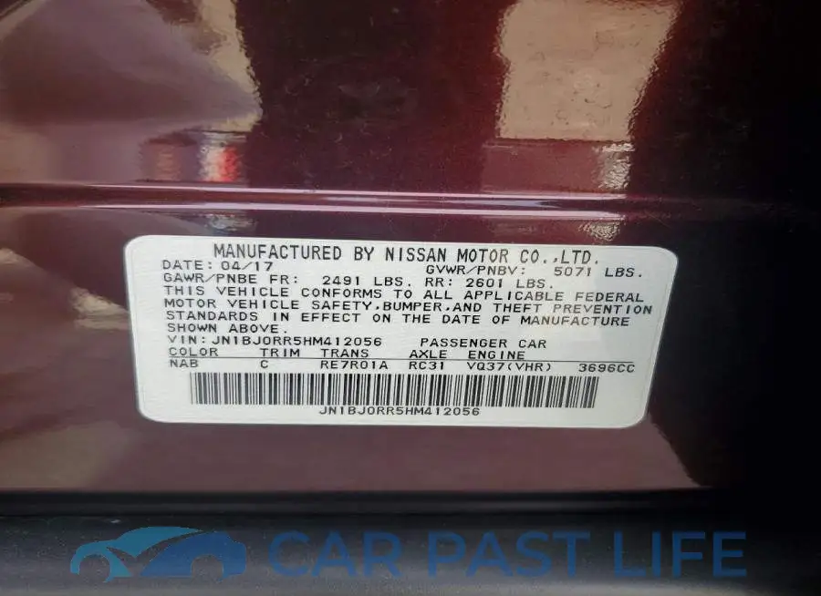 JN1BJ0RR5HM412056# 13