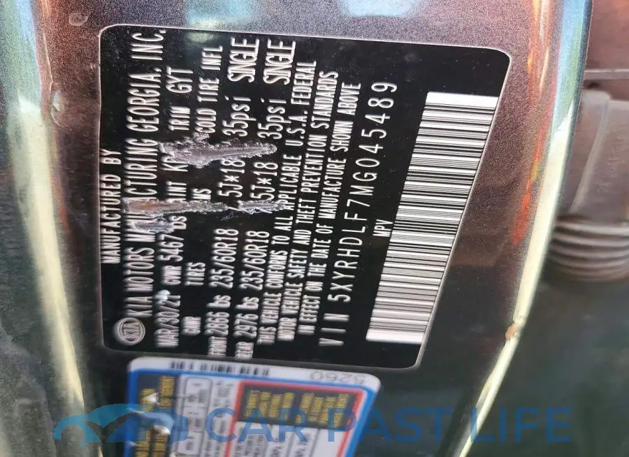 5XYRHDLF7MG045489# 14