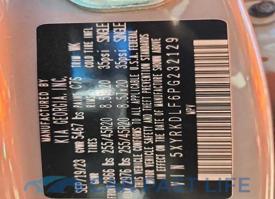 5XYRKDLF6PG232129# 13
