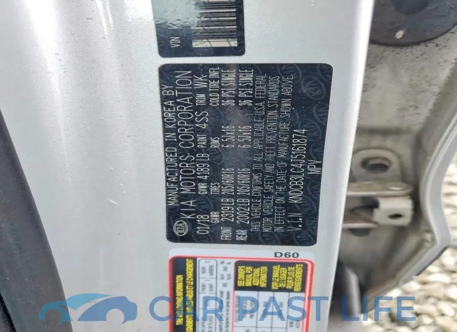 KNDCB3LC4J5161874# 13