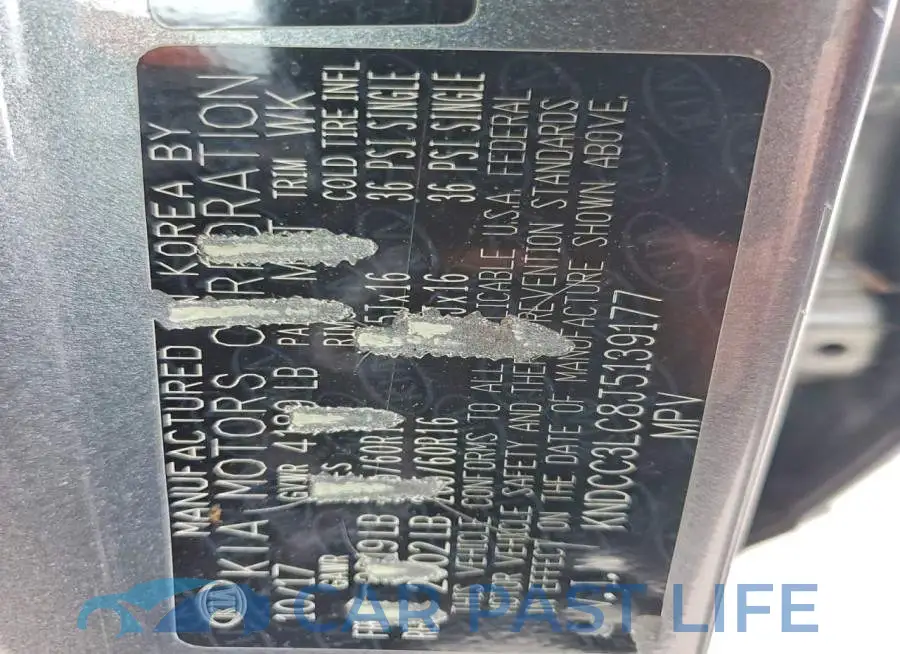 KNDCC3LC8J5139177# 13