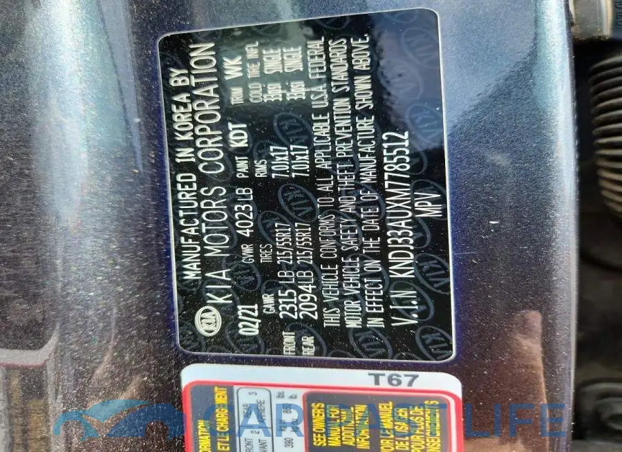 KNDJ33AUXM7785512# 13