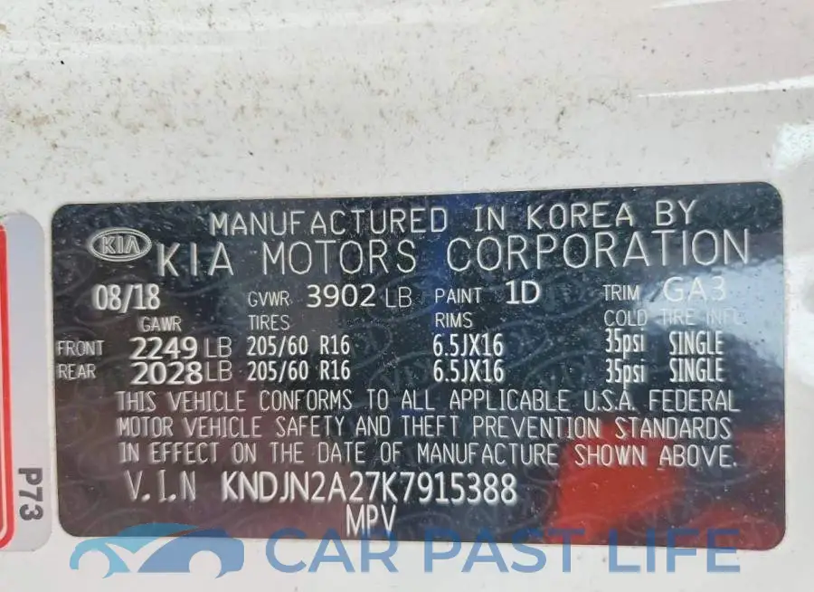 KNDJN2A27K7915388# 13
