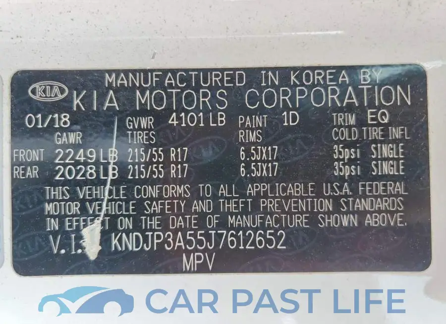 KNDJP3A55J7612652# 12