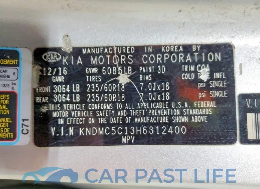 KNDMC5C13H6312400# 13