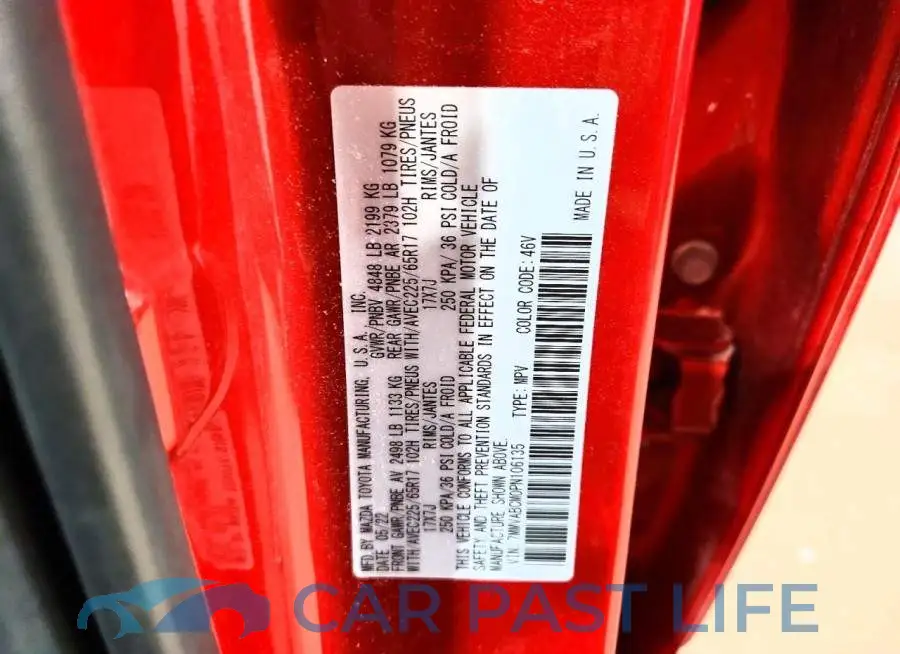 7MMVABCM0PN106135# 13