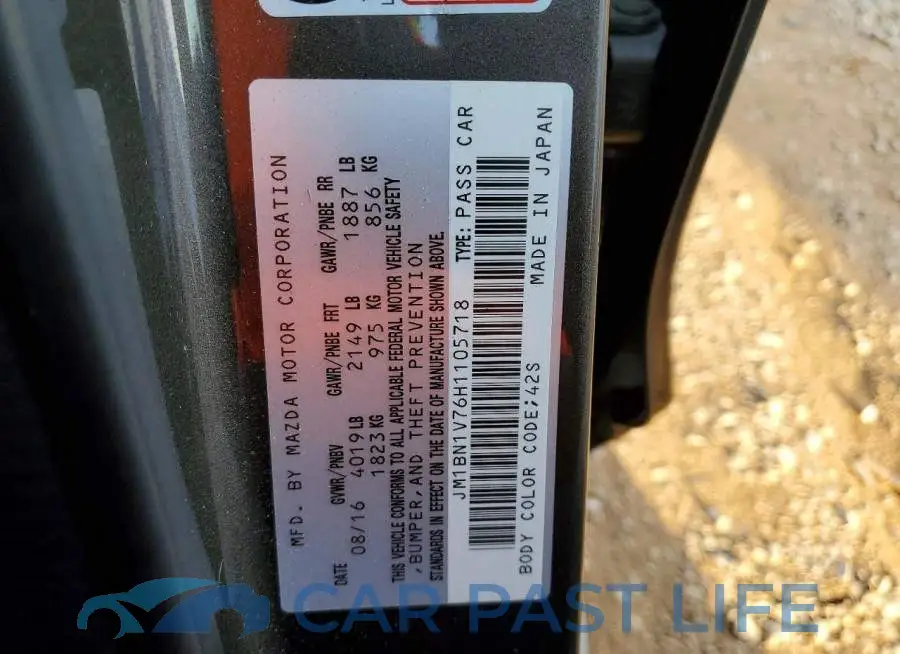 JM1BN1V76H1105718# 12