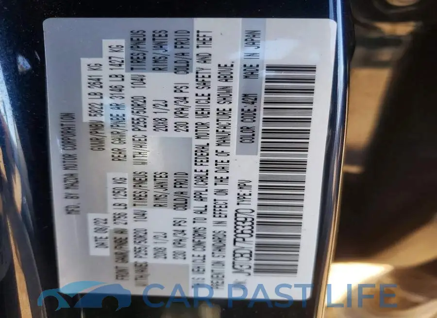 JM3TCBDY7P0633970# 12