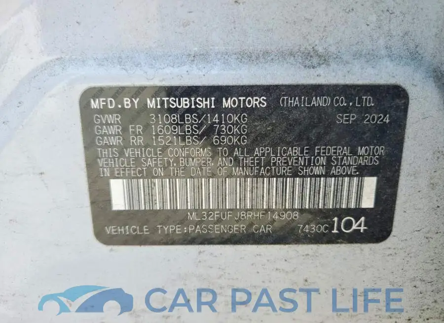 ML32FUFJ8RHF14908# 12
