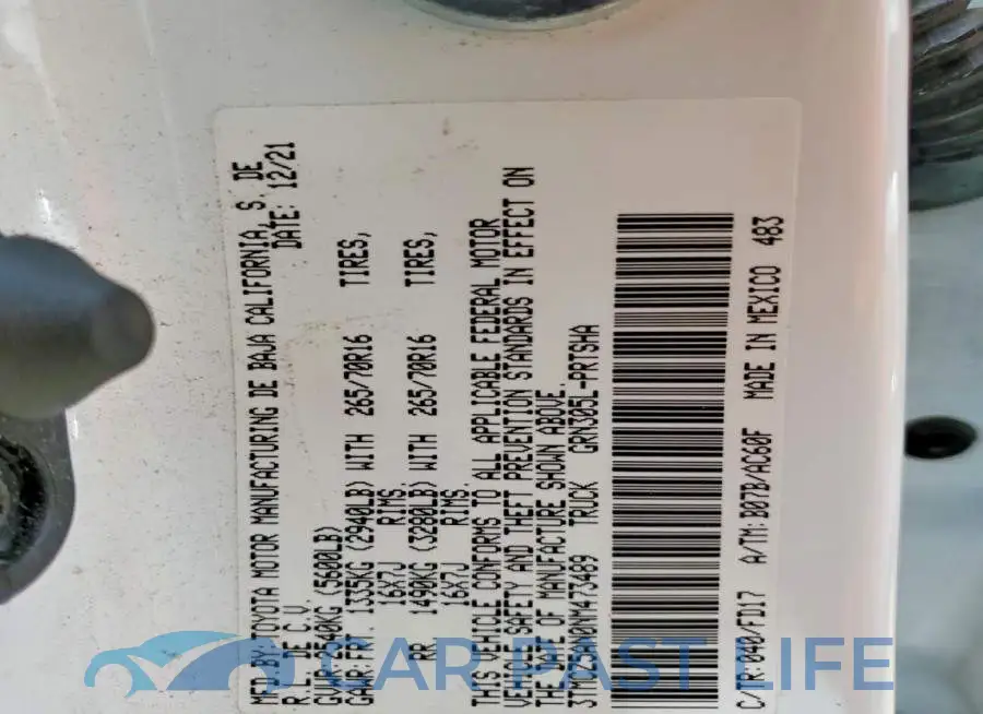 3TMCZ5AN0NM473489# 12