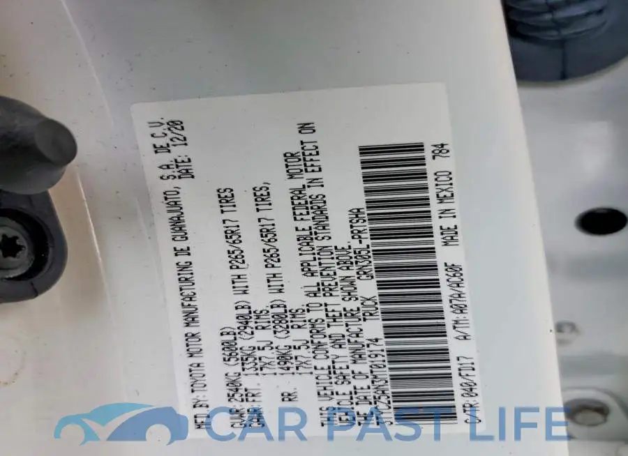 3TYCZ5AN3MT019174# 12