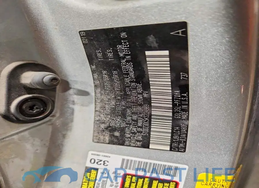 5TDDZ3DC5KS224989# 12