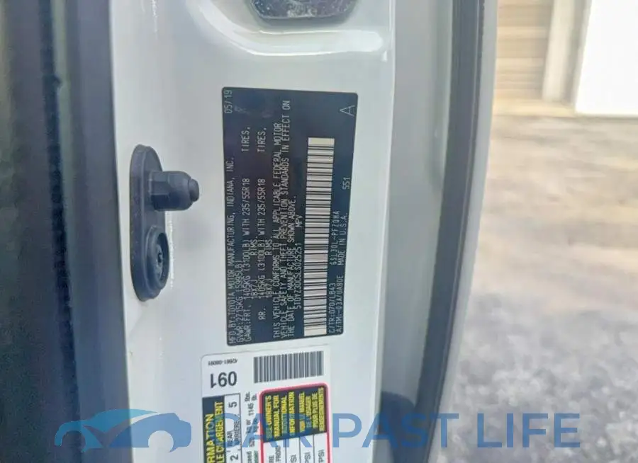 5TDYZ3DC5LS025251# 10