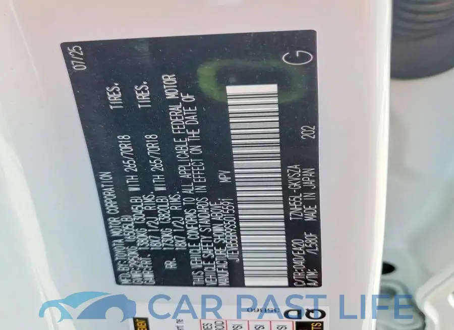 JTEVB5BR9S5015591# 14
