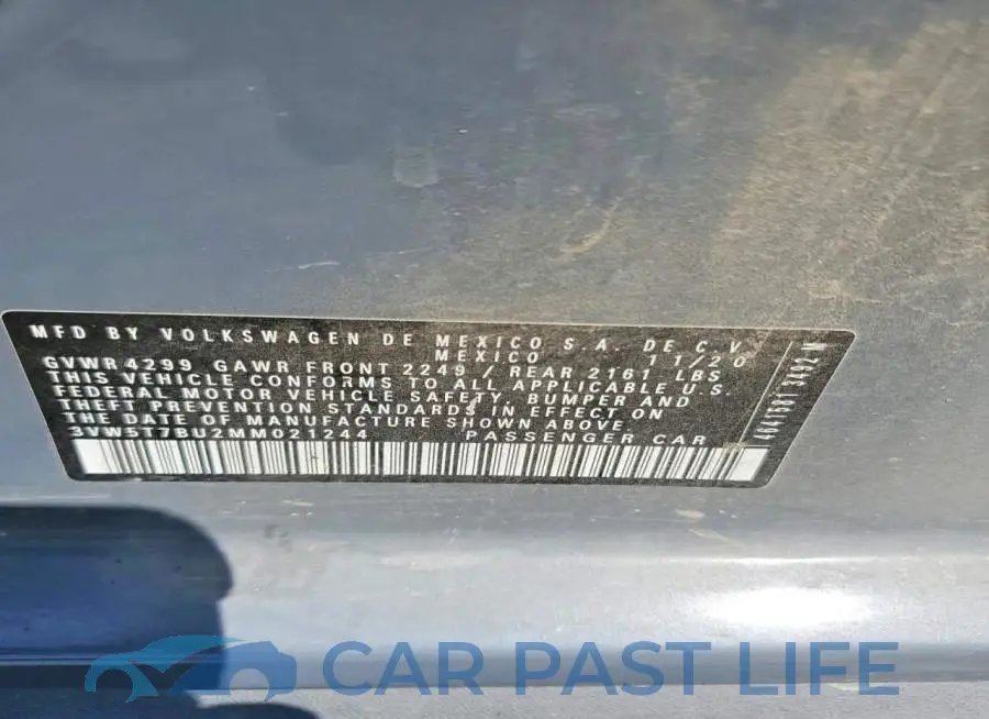 3VW5T7BU2MM021244# 12