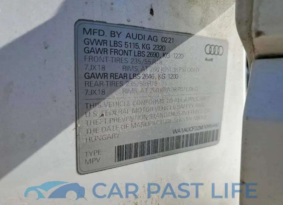 WA1AUCF32M1095960# 13