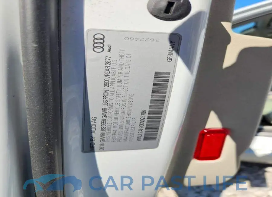 WAUL2AF20KN023786# 12
