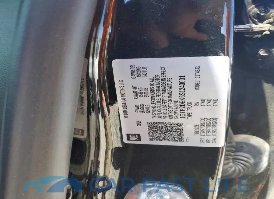 1GTP2DEK6S1240001# 12