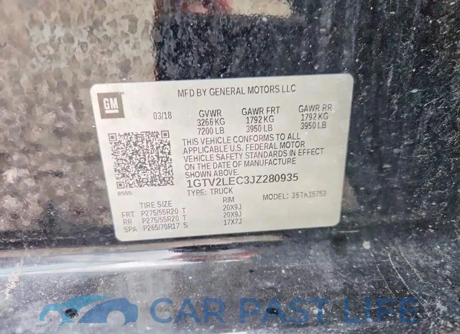 1GTV2LEC3JZ280935# 12