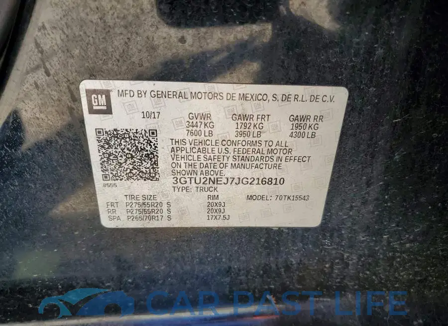 3GTU2NEJ7JG216810# 13
