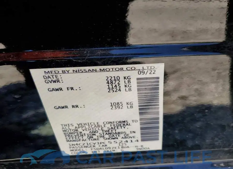 1N4CZ1CV3PC552414# 13