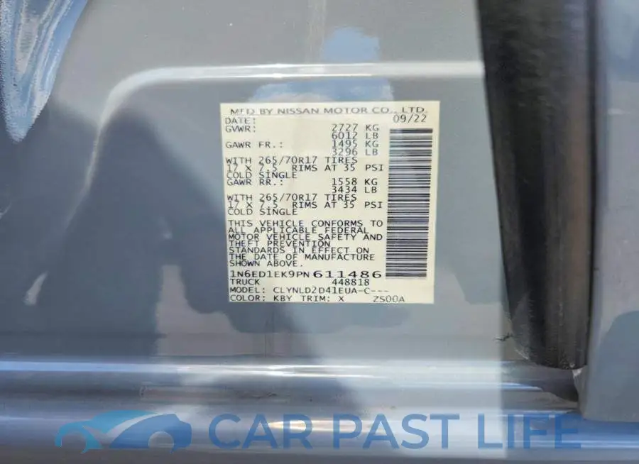 1N6ED1EK9PN611486# 12