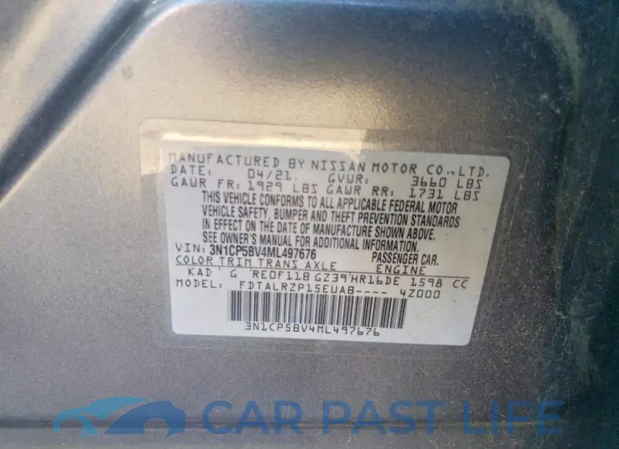 3N1CP5BV4ML497676# 13