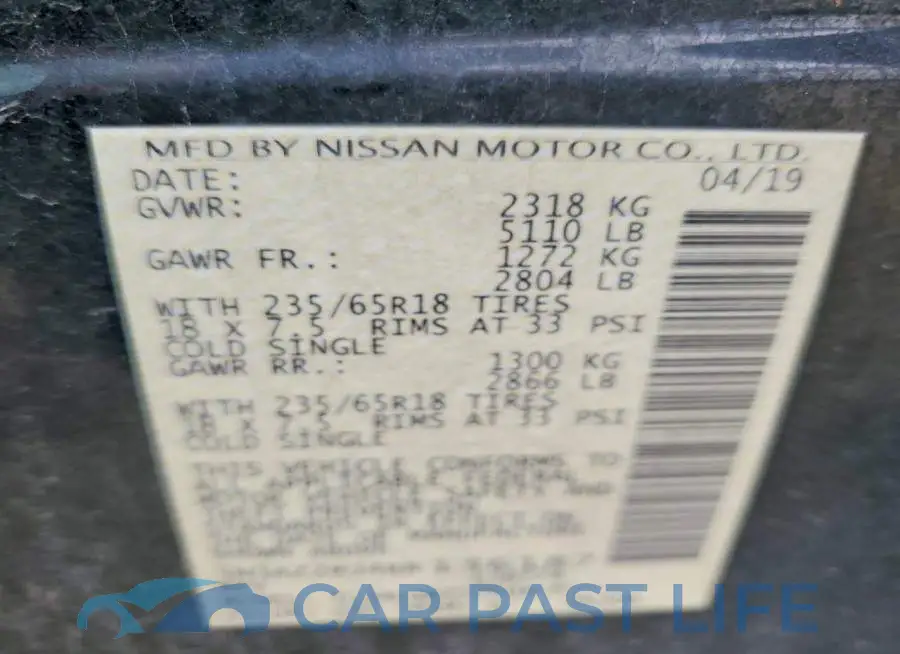 5N1AZ2MJ4KN136187# 13