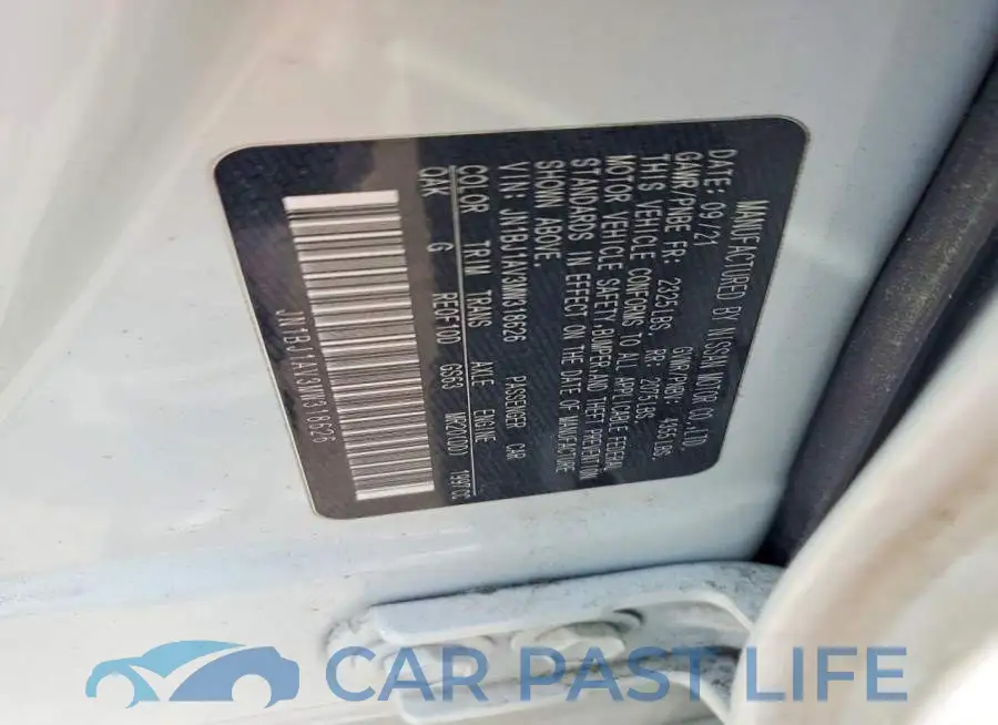 JN1BJ1AV3MW318626# 14