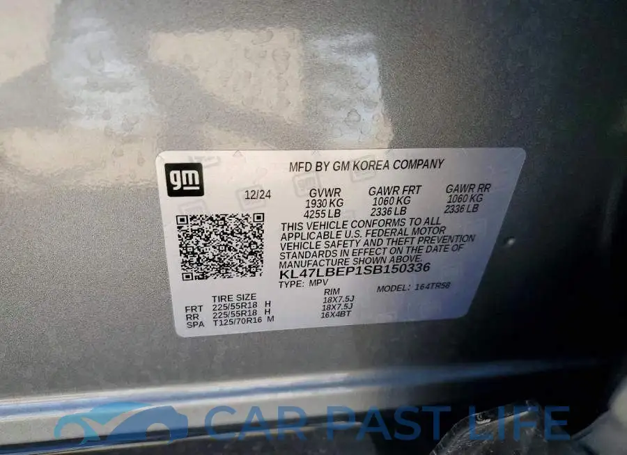 KL47LBEP1SB150336# 12