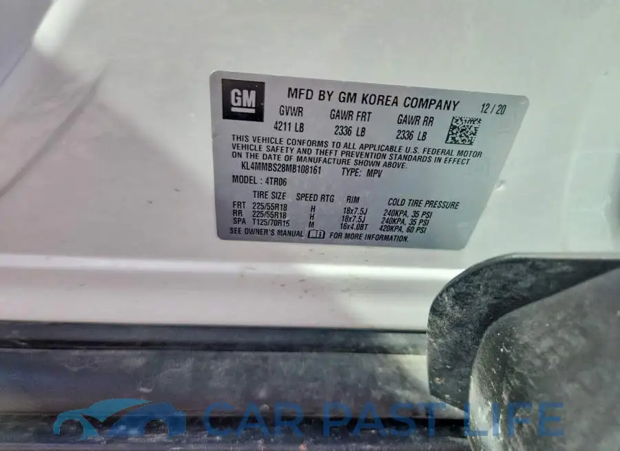 KL4MMBS28MB108161# 14