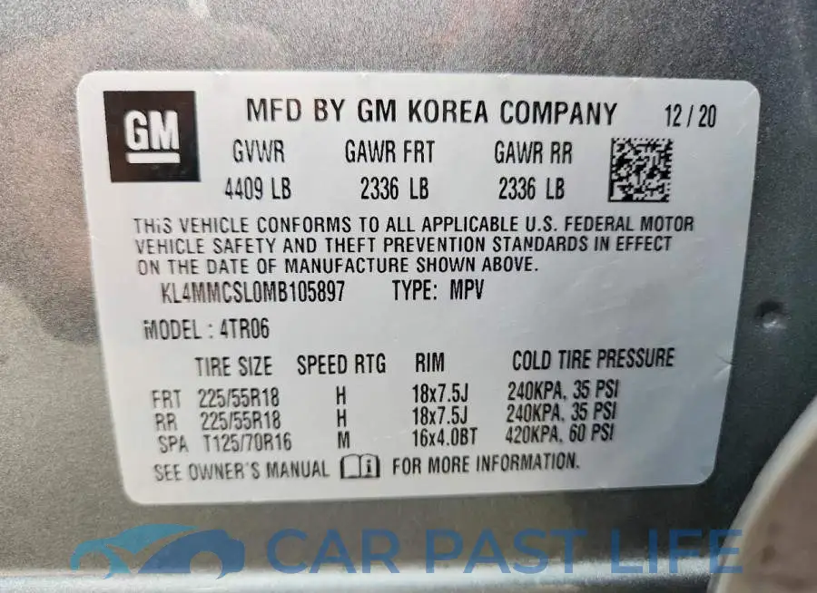 KL4MMCSL0MB105897# 13