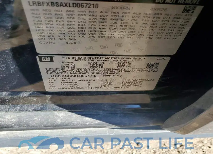 LRBFXBSAXLD067210# 13