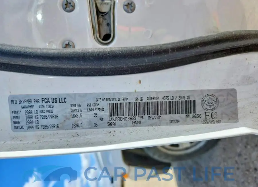 1C4NJRAB3HD159879# 12