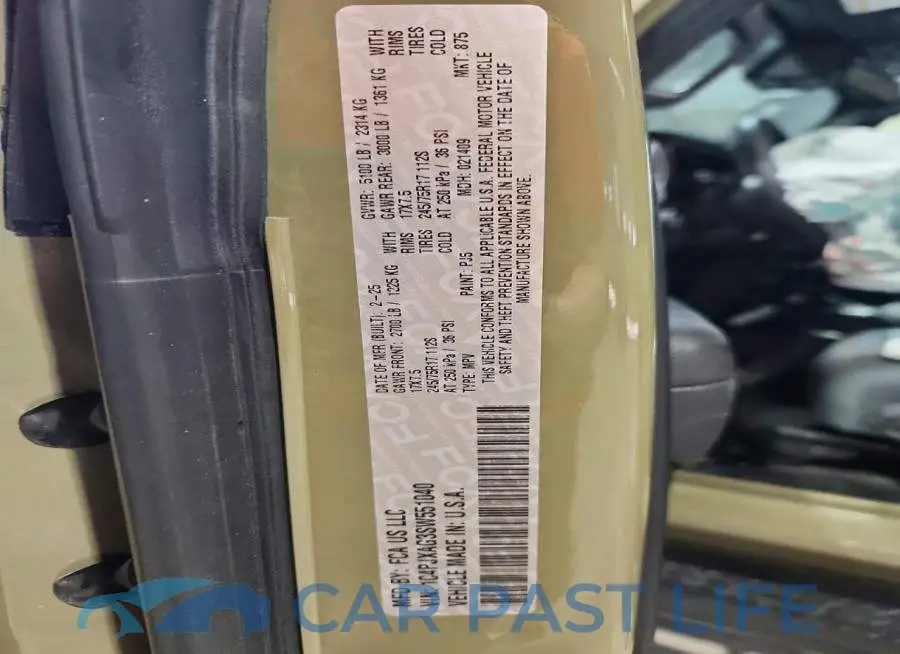 1C4PJXAG3SW551040# 13