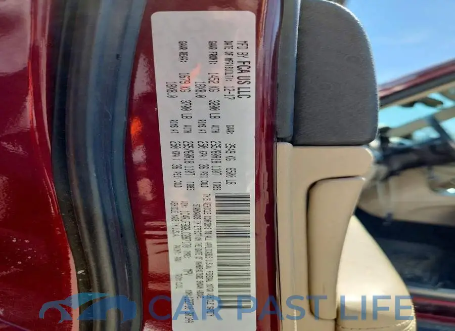 1C4RJFBG8JC287170# 12