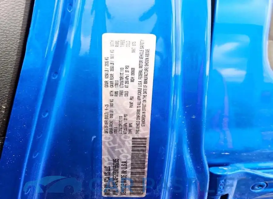 1C4RJXFG6SW660285# 12