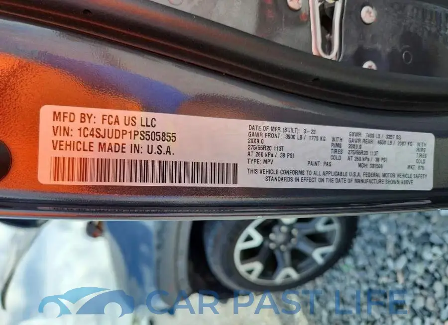 1C4SJUDP1PS505855# 14