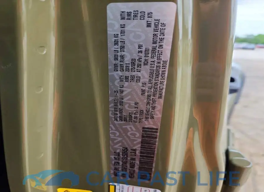1C6PJTAG1SL506454# 12