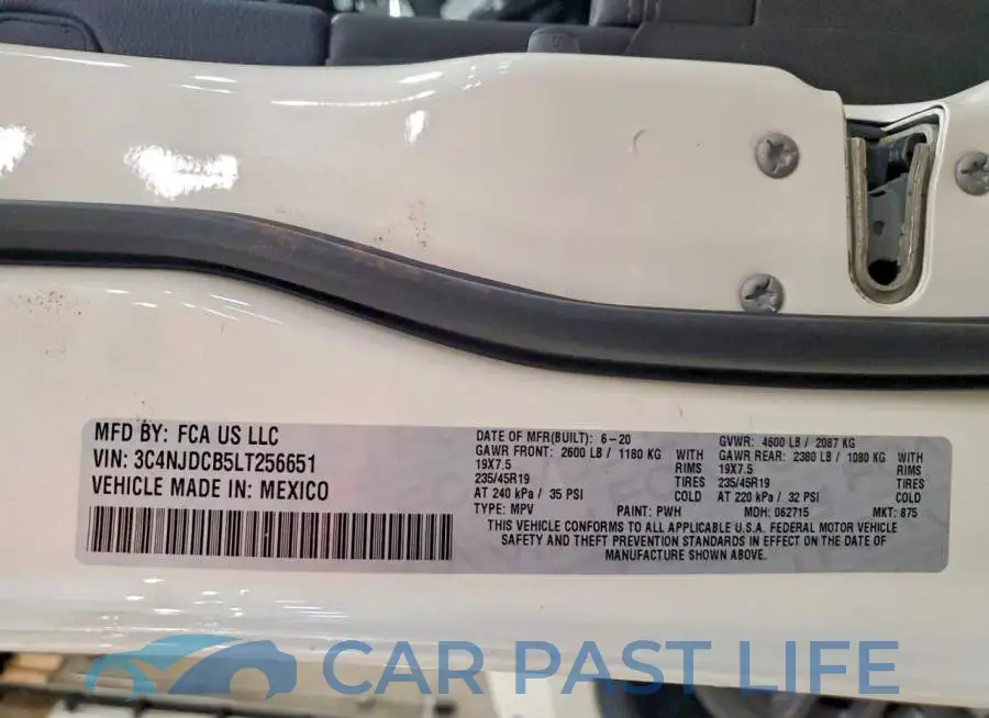 3C4NJDCB5LT256651# 13