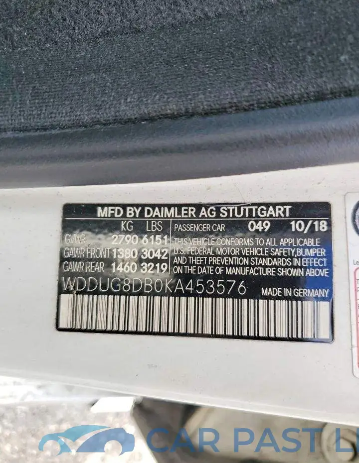 WDDUG8DB0KA453576# 13